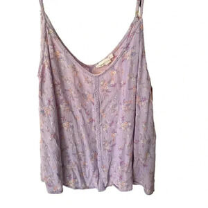 Pink Rose Size L Crop Tank